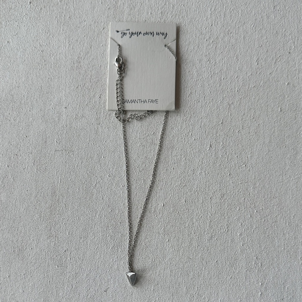 Silver Arrowhead Necklace